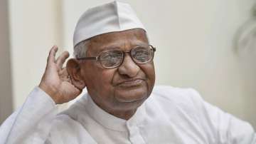 Social activist Anna Hazare