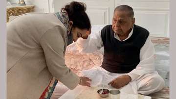 Aparna Yadav meets father-in-law Mulayam Singh Yadav days after joining BJP 