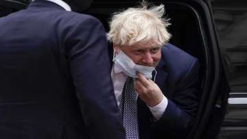 Britain's Prime Minister Boris Johnson at 10 Downing Street, in London.