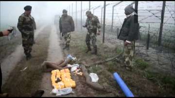 Punjab: 47 kg heroin, arms and ammunition along Indo-Pak border, BSF jawan injured