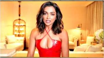 Deepika Padukone's cleavage-revealing red dress catches eyes at Gehraiyaan trailer launch 