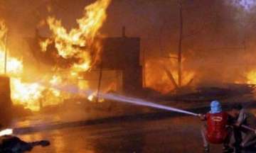 jaipur fire breaks out, oil factory