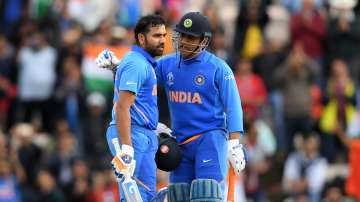 File photo of MS Dhoni and Rohit Sharma