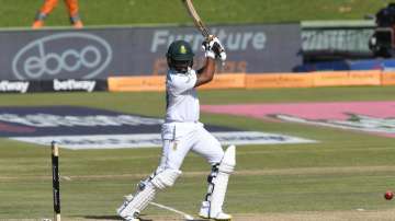 Keegan Petersen of the Proteas during day 4 of the 1st Betway WTC Test match at SuperSport Park.