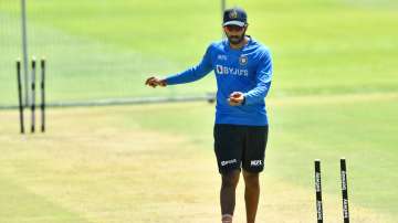 Jasprit Bumrah during the Indian national cricket team training session at Six Gun Grill Newlands