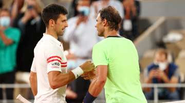 File photo of Novak Djokovic and Rafael Nadal