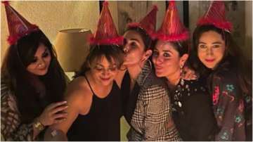 In pics: Amrita Arora celebrates her b'day with besties Kareena and Karisma Kapoor and sister Malaik