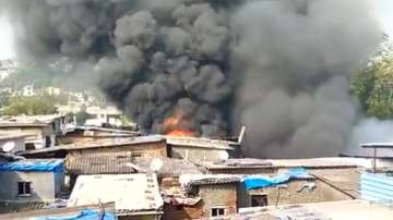 Fire breaks out a godown in Ghatkopar area of Mumbai