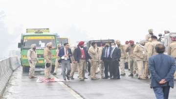 PM Modi's cavalcade was blocked by protesters on a flyover in Punjab.