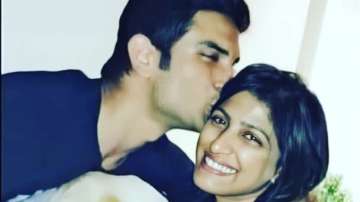 Sushant Singh Rajput with sister