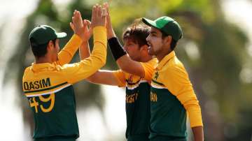 File photo of Pakistan U19 cricket team during the ICC Under 19 World Cup 2022.