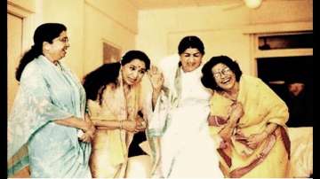 Lata Mangeshkar and her sisters