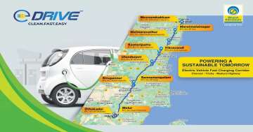 BPCL launches Southern India's first EV Fast-Charging Corridors on Chennai – Trichy – Madurai Highway, with the rollout of CCS-2 DC Fast chargers at 10 of its conveniently located FuelStations along the 900-kilometer route.