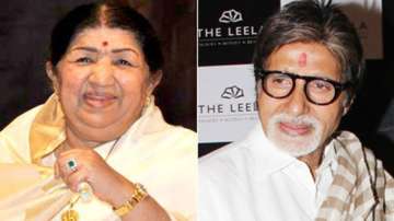 To Lata Mangeshkar, from Amitabh Bachchan: Her voice resounds now in the Heavens!