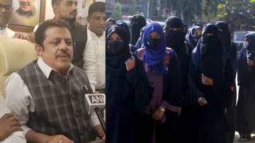 Karnataka hijab controversy, hijab controversy, congress leader remark, congress leader on hijab row