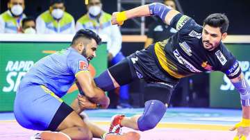 File image of Tamil Thalaivas vs Telugu Titans match