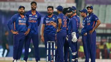 Indian players waiting for a review decision during the 2nd T20I against West Indies (File Photo)