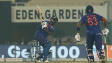 Venkatesh Iyer hits winning run for Team India in the first T20I against West Indies.