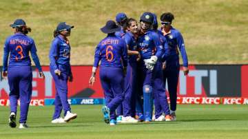 New Zealand women beat Indian women by 63 runs in the rain-affected fourth ODI match.