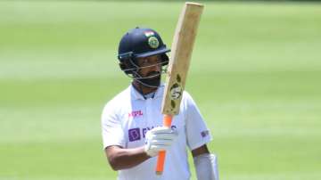 Cheteshwar Pujara celebrates after scoring a fifty for India during a Test match (File photo)