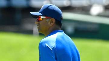 Rahul Dravid mentoring Indian players during a practice session (File Photo)