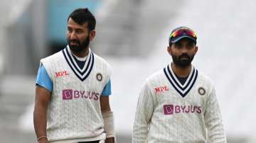 File photo of Cheteshwar Pujara and Ajinkya Rahane