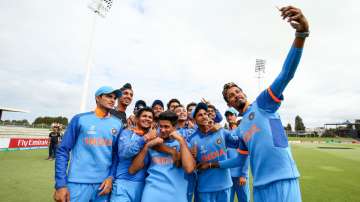 File photo of India U19 cricket team in the ICC Under 19 World Cup 2018.