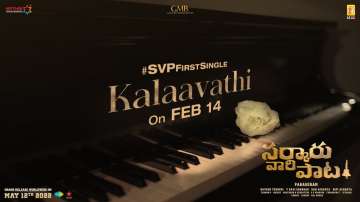 Sarkaru Vaari Paata: First song 'Kalaavati' from Mahesh Babu's film to release on Valentine's Day