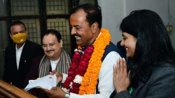 Keshav Prasad Maurya files nomination from Sirathu Assembly seat 