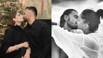 kiss day Sonam Kapoor-Anand Ahuja, Deepika Padukone-Ranveer Singh