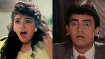 Raveena Tandon, Aamir Khan 