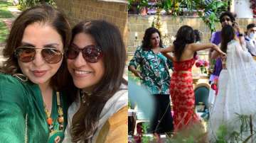 Farah Khan, Zoya Akhtar at Farhan Akhtar, Shibani Dandekar's wedding 