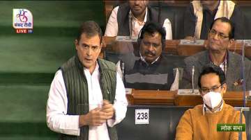 Rahul Gandhi in Lok Sabha