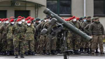 Germany is sending additional troops to Lithuania in response to Russia's military build-up on the border with Ukraine and the worsening security situation in the Baltic states.