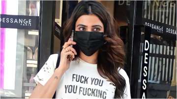 Samantha's T-shirt has expletives written all over it and netizens are stunned, see pic