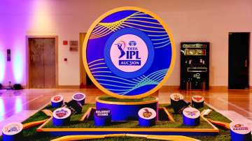 The setup of IPL 2022 Auction in Bengaluru