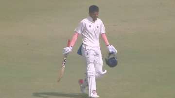 Yash Dhull scored a century on Ranji debut in the first innings against Tamil Nadu