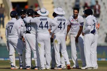 Indian Test team during the first Test against Sri Lanka in Mohali. (File photo)