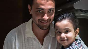 Aayush Sharma turns hairstylist for son Ahil