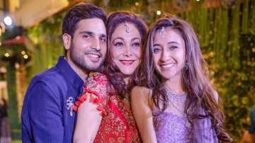 Anmol Ambani, Tina Ambani, Khrisha Shah 