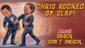 Snack, Don't Smack: Amul's quirky doodle after Will Smith-Chris Rock's slap drama at Oscars 2022 goe