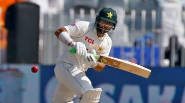 Pakistan's Imam-ul-Haq bats during the 1st day of first cricket test match between Pakistan and Aust