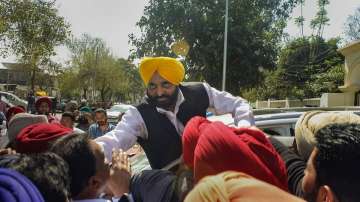 bhagwant mann, oath taking, punjab cm, punjab elections, punjab assembly elections, punjab state, pu