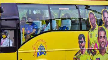 CSK players in team bus (File Photo)