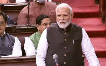 PM Modi Rajya Sabha speech