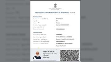 PM's photo on Covid vaccination certificates?