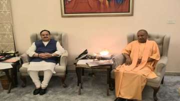 Uttar Pradesh chief minister-designate Yogi Adityanath, BJP president J P Nadda, BJP, Union Home Min