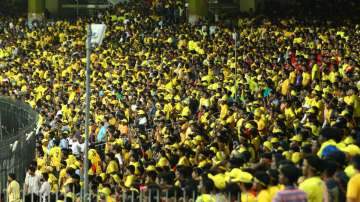 File photo of CSK fans in stadium