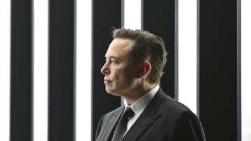 Elon Musk, Tesla CEO, attends the opening of the Tesla factory Berlin Brandenburg in Gruenheide, Germany.