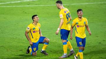 Players during Kerala FC vs Mumbai FC game in ISL (File photo)